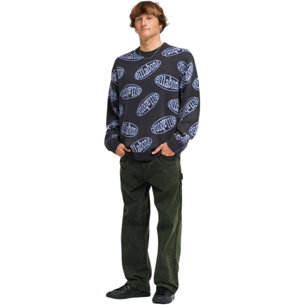 2026 Billabong Mens Bondi Sweater EBYSW00109 - Purple Ash